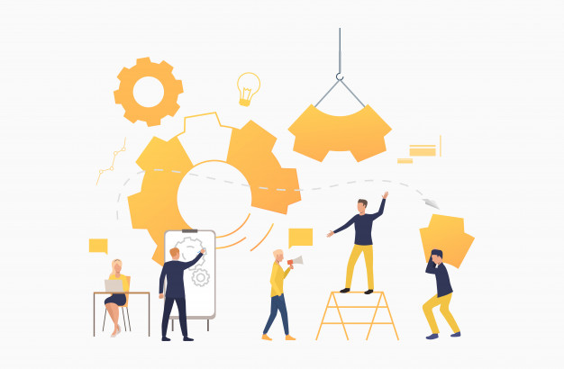 progetti - teamwork ingranaggio