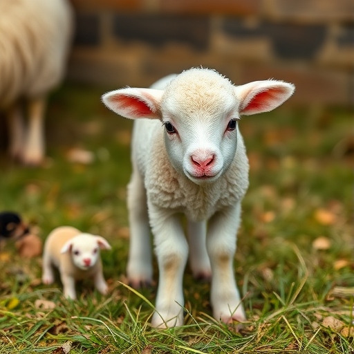 Una foto di alcuni agnelli, simbolo dei diritti degli animali non rispettati.