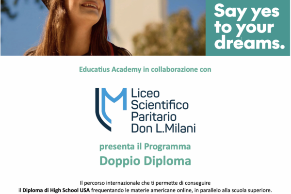 Locandina doppio diploma